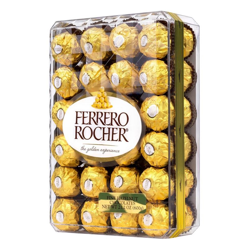 Ferrero Rocher Hazelnut Chocolate Diamond Gift Box - 21.2oz/48ct, 2 of 6