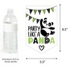 Big Dot of Happiness Party Like a Panda Bear - Baby Shower Bunting Banner - Party Decorations - Welcome Baby - 2 of 4