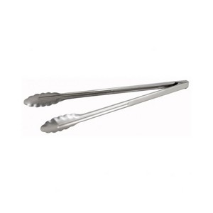 Winco Utility Tongs, Stainless Steel, Heavyweight - 1 of 1
