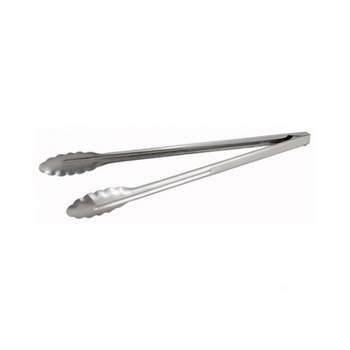 Winco Utility Tongs, Stainless Steel, Heavyweight