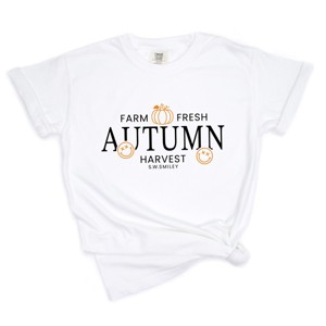 Simply Sage Market S.W.Smiley Farm Fresh Autumn Harvest  Garment Dyed Tee - 1 of 4