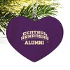 University of Central Arkansas Alumni Heart Love Wood Christmas Tree Holiday Ornament - 2 of 3