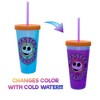 Silver Buffalo Disney The Nightmare Before Christmas Color-Changing Plastic Tumblers | Set of 4 - 2 of 4