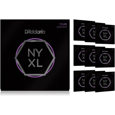 D'Addario NYXL1149 Medium 10-Pack Electric Guitar Strings