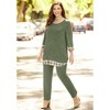 Catherines Women's Plus Size Impossibly Soft Duet Tunic - 4 of 4