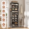 Besiost Shoe Storage Cabinet, 10-Tier Shoe Rack With Drawers - 3 of 4