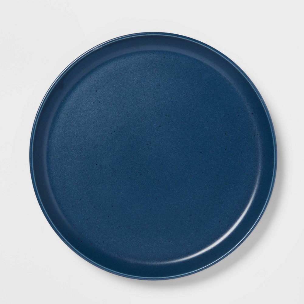 Photos - Other kitchen utensils 10" Stoneware Tilley Dinner Plate Blue - Threshold™