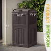 LACOO Outdoor  Resin Hideaway Trash Can - 3 of 4