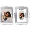 Americanflat Picture Frame with Oval Mat Insert and Shatter-Resistant Glass - Signature Collection - Photo Frame for Wall Display - 2 of 4