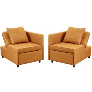 Ainfox 2PCS 3 in 1 Folding Sofa Bed With Armrest - 1 of 4