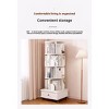 Mshliw 5-Tier Rotating Bookshelf with Drawer, 360° Spinning Corner Bookcase Storage Rack for Bedroom, Living Room, or Small Spaces - 4 of 4