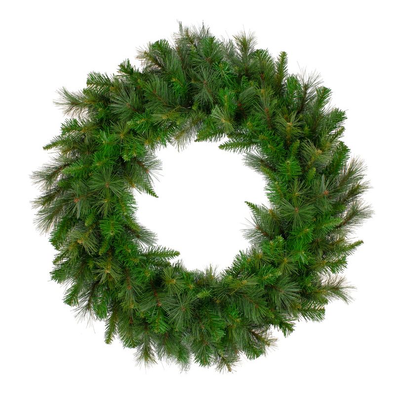 Northlight Real Touch™️ Canyon Mixed Pine Artificial Christmas Wreath - 36" - Unlit, 1 of 7