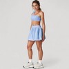 Anna-Kaci Women's High Waist Pleated Mini Skirt with Wide Waistband and Side Pockets - 3 of 4