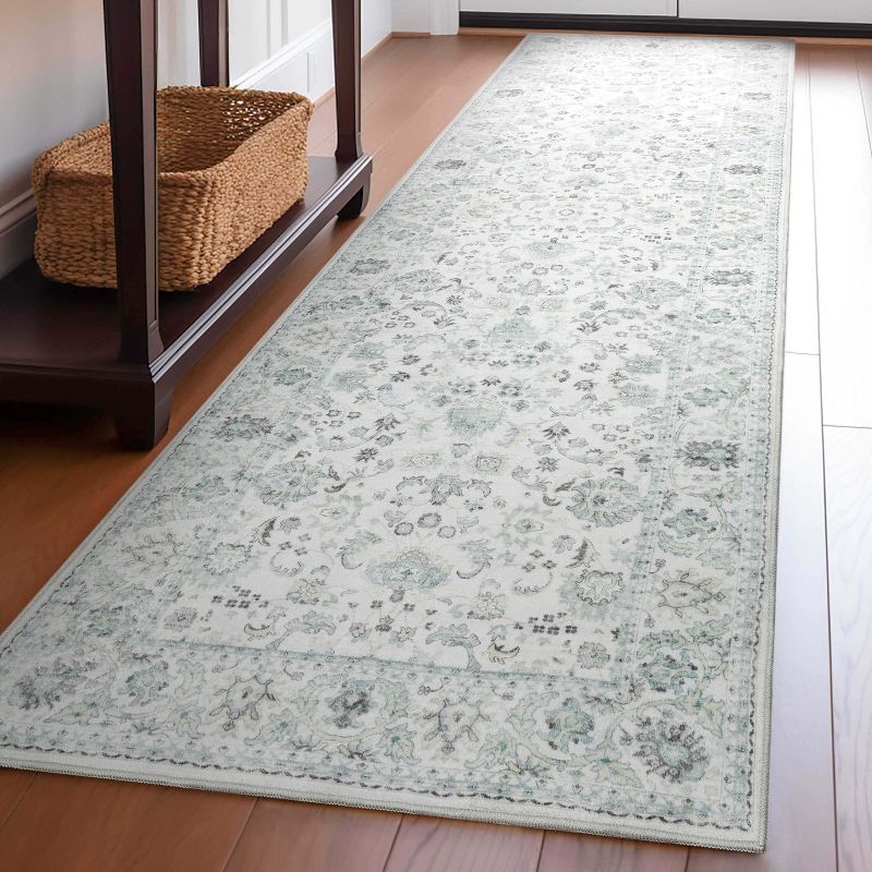 Well Woven Elle Basics Silk Non-Slip Rubber Backed Washable Modern Vintage Area Rug -  for Living Room, Bedroom, Hallways, and Kitchen, 3 of 10