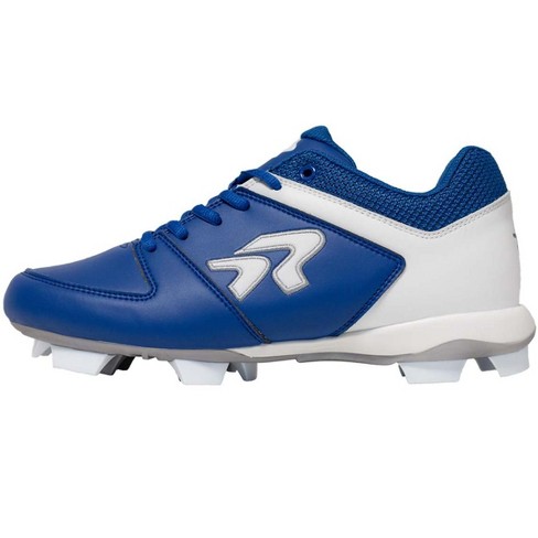 White ringor metal softball sales cleats