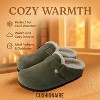 CUSHIONAIRE Haven Genuine Leather Clogs for Women – Faux Fur Lined  Slip-On Womens Shoes with Cork Footbed and Adjustable Buckle - 4 of 4