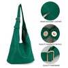 Generic Hobo Bags Purse Ultra Soft Foldable Shoulder Slouchy Handbags with Coin Purse - 4 of 4