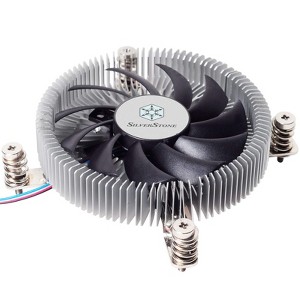 SilverStone Technology   Aluminum extruding with copper/8010 PWM fan/spring screw with back plane/support LGA 1156 1155 1150 - 1 of 4