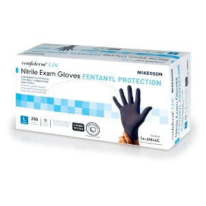 McKesson Confiderm LDC Disposable Nitrile Exam Glove Standard Cuff Length Size Small - 1 of 3