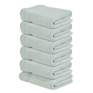 Splash Ultra-Soft Zero Twist 100% Ring Spun Cotton Bath Towel Set - Reversible, 550 GSM, Breathable, Lightweight, Highly Absorbent Towels for Bathroom - 1 of 4