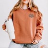 Simply Sage Market Embroidered Fall Babe Stars Lightweight Garment Dyed Sweatshirt - 2 of 4