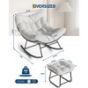 COZONY Lounge Chair with Ottoman, All-Weather Patio Chair with Plush Cushion and Sturdy Metal Frame for Outdoor Indoor Use - 2 of 4