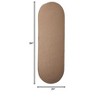 Colonial Mills Boca Raton - Cashew 2 Ft x7 Ft Runner (Oval) Rug Indoor/Outdoor 100% Polypropylene - 2 of 4