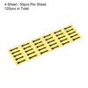 Unique Bargains Industrial Work Inspection Indicator Long Arrow Self-Adhesive Labels 1.4" x 0.4" Black Yellow - 3 of 4