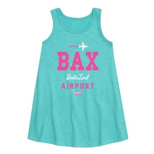 Girls' - Barbie - Toddler & Youth Girls A-line Dress Graphic Sleeveless Aline Dress - 1 of 3