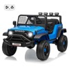 Kids Electric Ride On Truck 12V with Remote Ride On Toy Gift for Boys & Girls Bluetooth Music Player LED Lights - 2 of 4