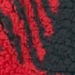 red & black