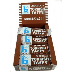 Bonomo Turkish Taffy Bars 1.5 oz – Classic Chewy Candy in Vanilla, Chocolate, Strawberry & Banana (Single, Multi-Pack & Variety Pack) - 1 of 4