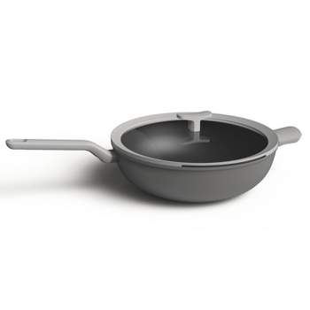 Goodful 13 Carbon Steel Wok Pan w/ Wooden Lid Just $18.71 on