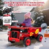 12V Kids Ride-On Dump Truck with Remote Control, Auto-Lifting Bed, Shovel, LED Lights, Electric Construction Vehicle Toy for Toddlers Ages 3-8 - 4 of 4