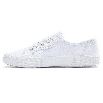 Женские кроссовки Lascana Women's Classic Canvas Sneakers - LASCANA - White Solid 5.5 — фото 3