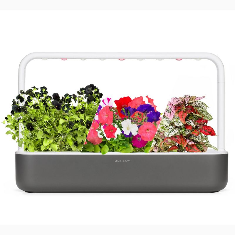 Click & Grow Indoor Vibrant Flower Gardening Kit, Smart Garden 9 with Grow Light and 36 Plant Pods, 3 of 13