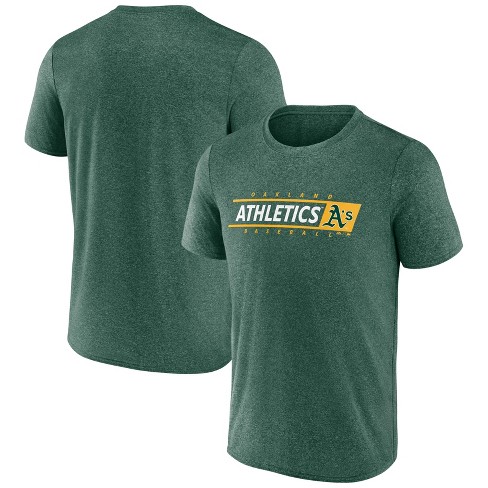 Authentic Majestic Green Oakland Athletics A's T-Shirt Mens