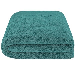 American Soft Linen 100% Cotton Turkish Oversized Bath Towel Sheet, 40x80 inches Extra Large Bath Towel Sheet - 1 of 4