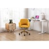 NicBex Chic Teddy Fabric Swivel Office Chair with Wheels,Height Adjustable Chair,Chic Computer Chair for Home Office,Home&Office Furniture - 4 of 4