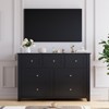 Modern 7 Drawer Dresser for Bedroom, 54" Wide Wooden Dressers with Large Storage,Handleless Chest of Drawers TV Stand for Living Room & Hallway - 3 of 4