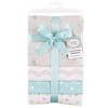 Luvable Friends Unisex Baby Cotton Flannel Receiving Blankets, Basic Elephant 8-Piece, One Size - 2 of 2