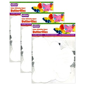 Roylco® Color Diffusing Paper Butterflies, 48 Per Pack, 3 Packs - 1 of 2