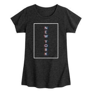 Girls' - Instant Message - RWB New York Fitted Short Sleeve Graphic T-Shirt - 1 of 4