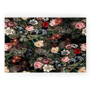 Burcu Korkmazyurek Dark Garden Welcome Mat - society6 - 1 of 3