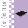 THE LICKER STORE Chester Modern Minimalist Wood Frame Elevated Outdoor Dog Bed - 3 of 4