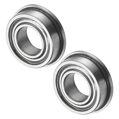 Unique Bargains Chrome Steel Multipurpose Use Flanged Ball Bearing 2 3/16" x 3/8" x 1/8"