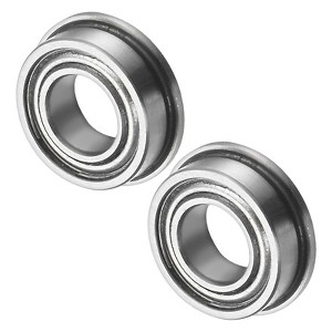 Unique Bargains Chrome Steel Multipurpose Use Flanged Ball Bearing 2 3/16" x 3/8" x 1/8" - 1 of 4