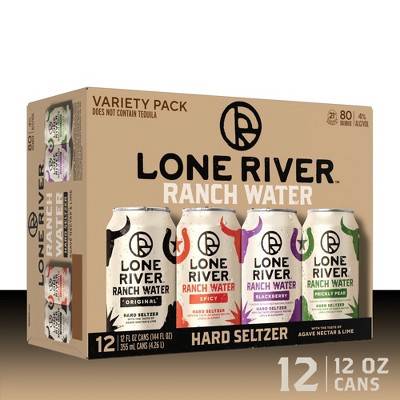 Lone River Ranch Water Hard Seltzer Variety Pack - 12pk/12 fl oz Cans