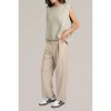 Women's knit pullover sweater vest - Elle Grey - 2 of 3