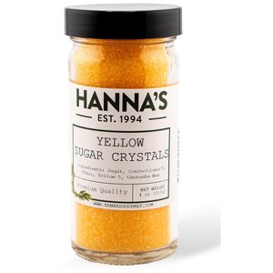 Yellow Sugar Crystal Sprinkles, Hanna's Gourmet - 1 of 3